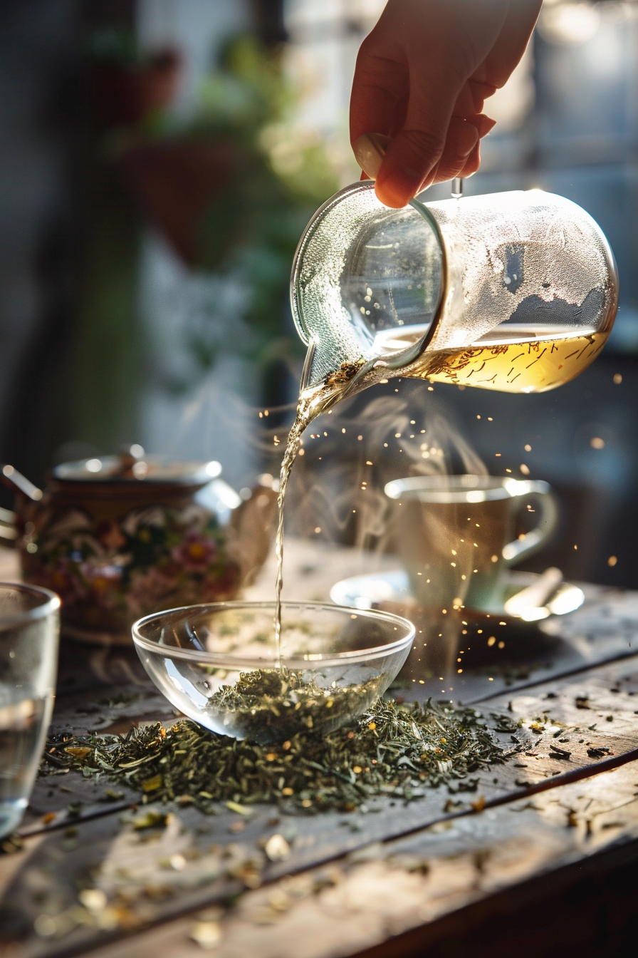 Dalgona Coffee in Glass